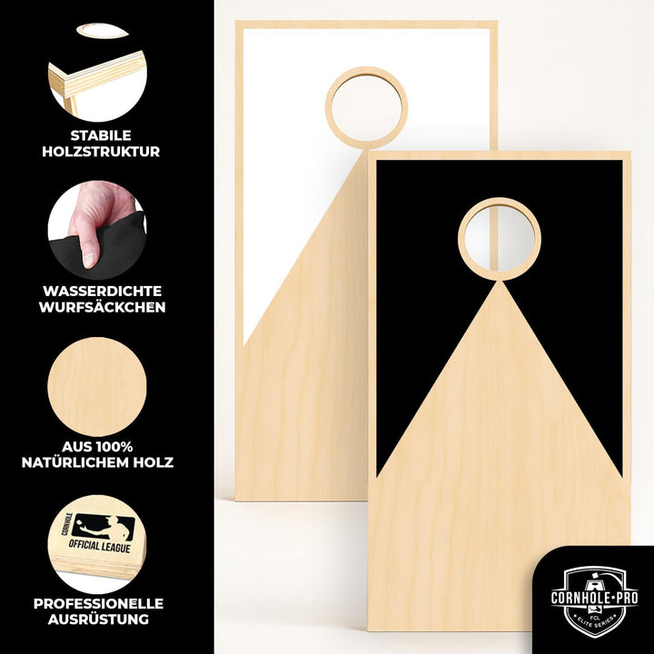 Original Offizielles Cornhole | Amerikanisches Cornhole | Einfach zu transportieren | Offizielle Abm