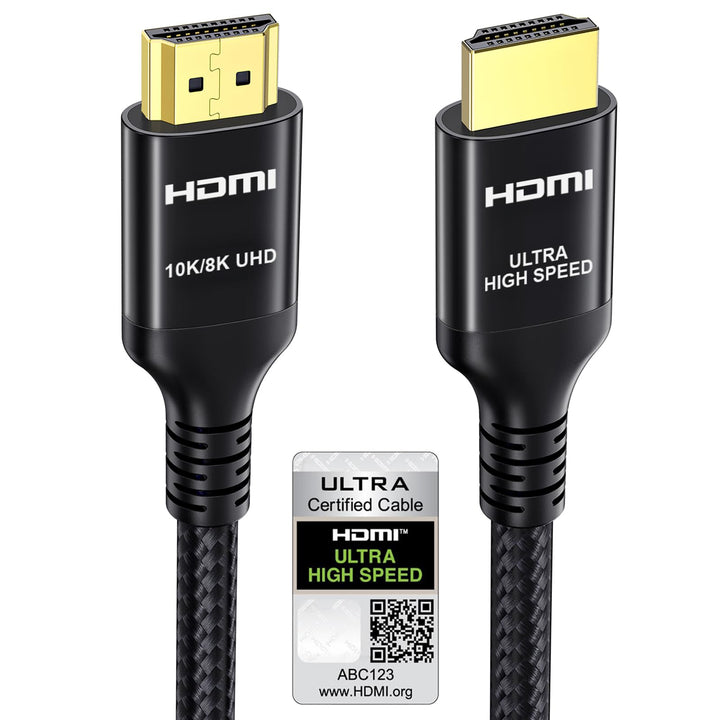 Etseinri 10K 8K HDMI 2.1 Kabel 4M, Zertifiziertes 48Gbps Ultra High Speed HDMI® Kabel 4K 240Hz 165Hz