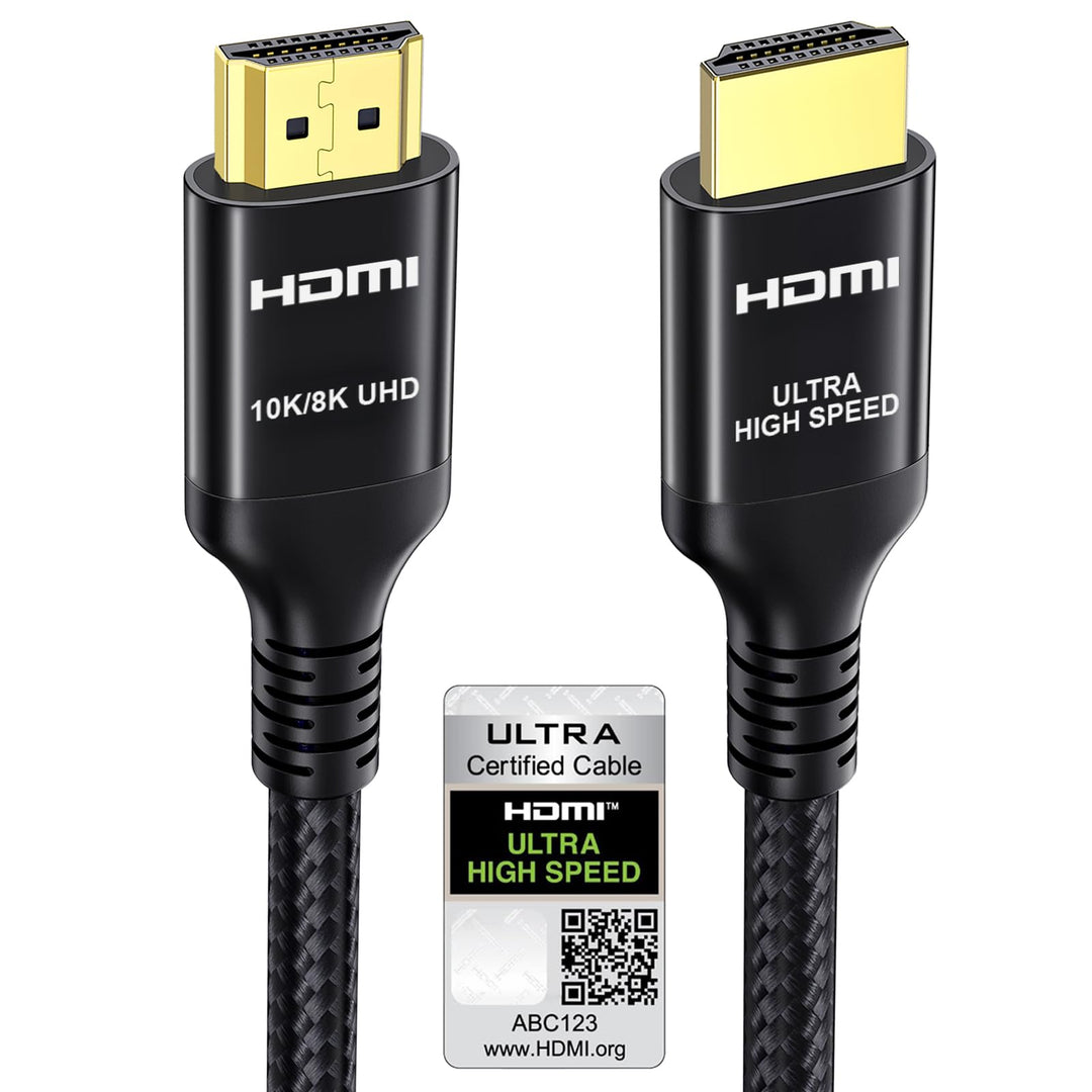 Etseinri 10K 8K HDMI 2.1 Kabel 7,5M, Zertifiziertes 48Gbps Ultra High Speed HDMI® Kabel 4K 240Hz 165