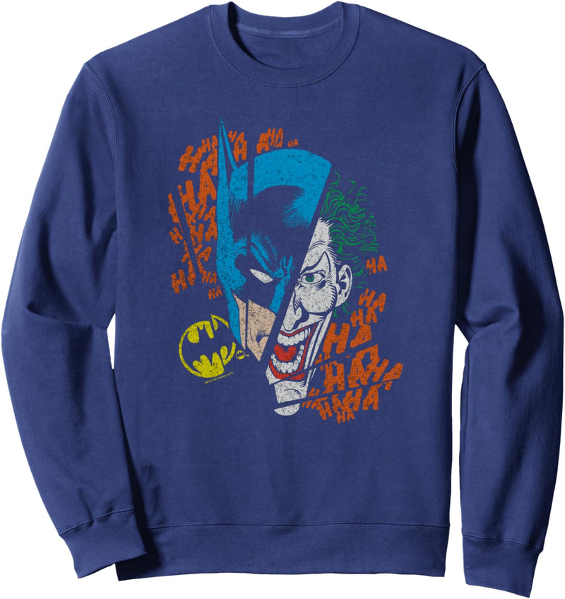 Batman Joker Broken Visage Sweatshirt