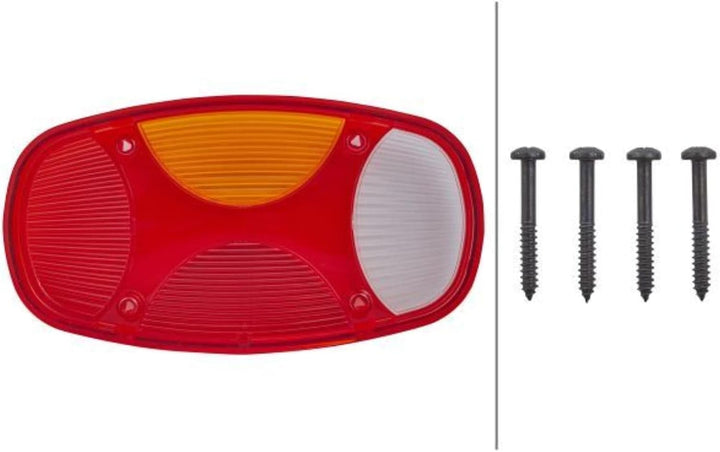 HELLA - Heckleuchte - Cargoluna - Glühlampe - 12/24V - Anbau/geschraubt - Lichtscheibenfarbe: mehrfa