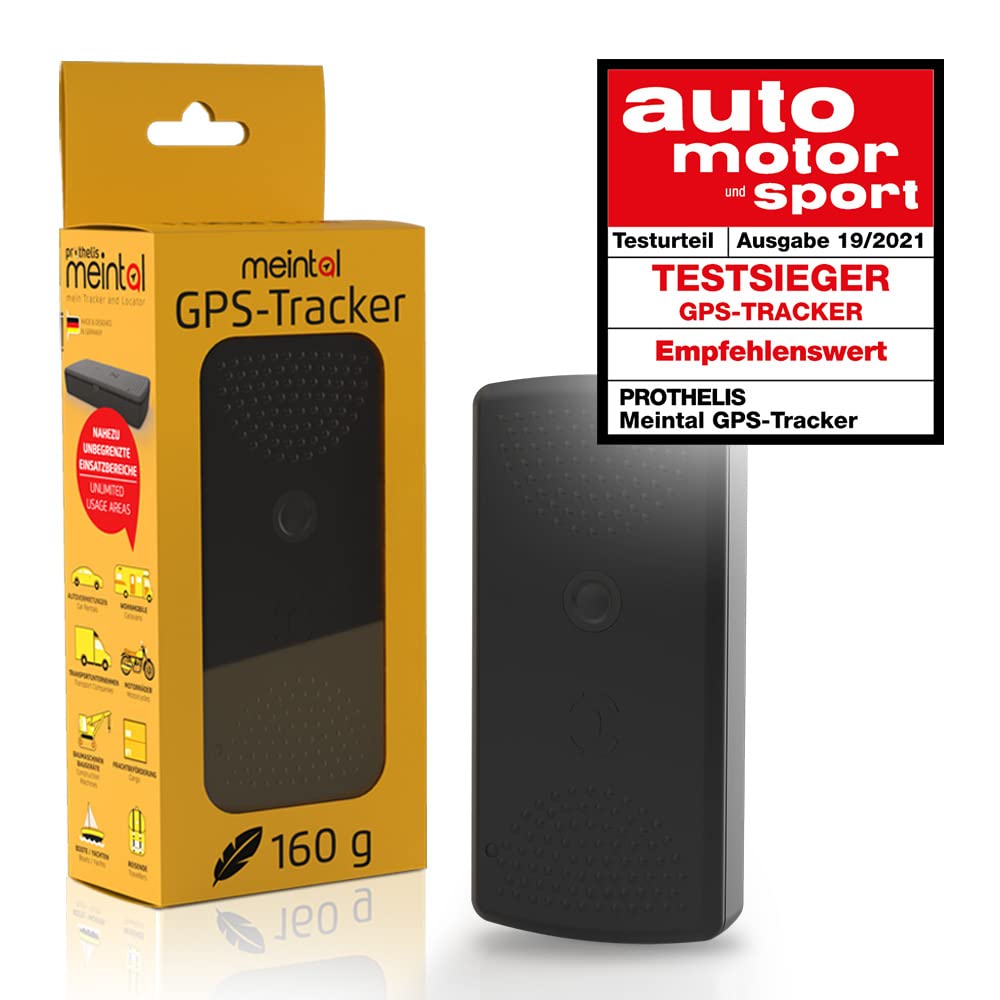 Prothelis Meintal GPS Tracker Auto Wohnmobil Motorrad mit Akku Laufzeit bis 500 Tage | Peilsender mi