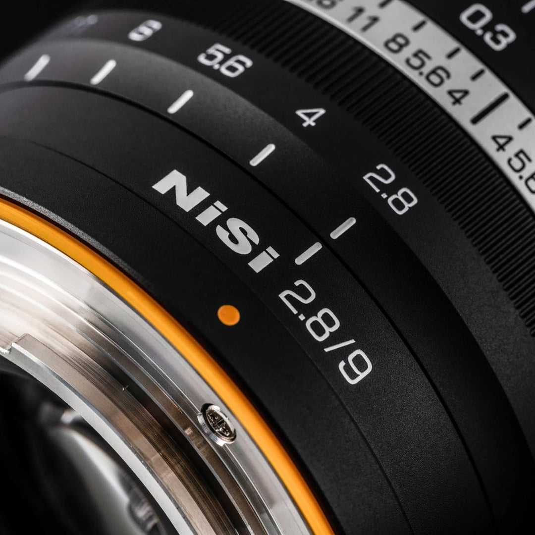 NiSi 9mm F2.8 ASPH Sonnensterne Ultra-Weitwinkel APS-C System Kamera Objektiv für Sony E-Mount, Für