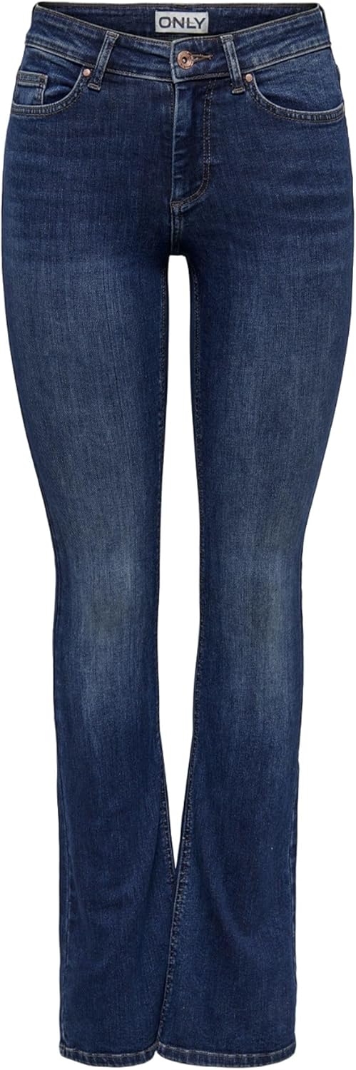 ONLY Damen Jeans S / 32L Dark Blue Denim, S / 32L Dark Blue Denim