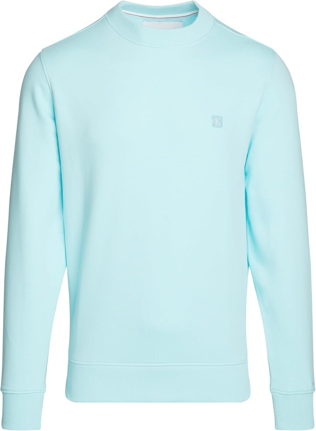 Calvin Klein Herren Sweatshirt Badge Crew Neck ohne Kapuze S Blue Tint, S Blue Tint