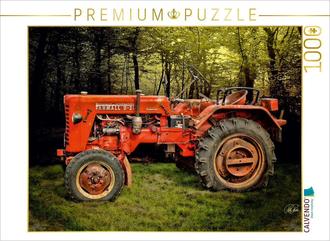 CALVENDO Puzzle Oldtimer Traktor McCormick 1000 Teile Lege-Grösse 64 x 48 cm Foto-Puzzle Bild von Pe