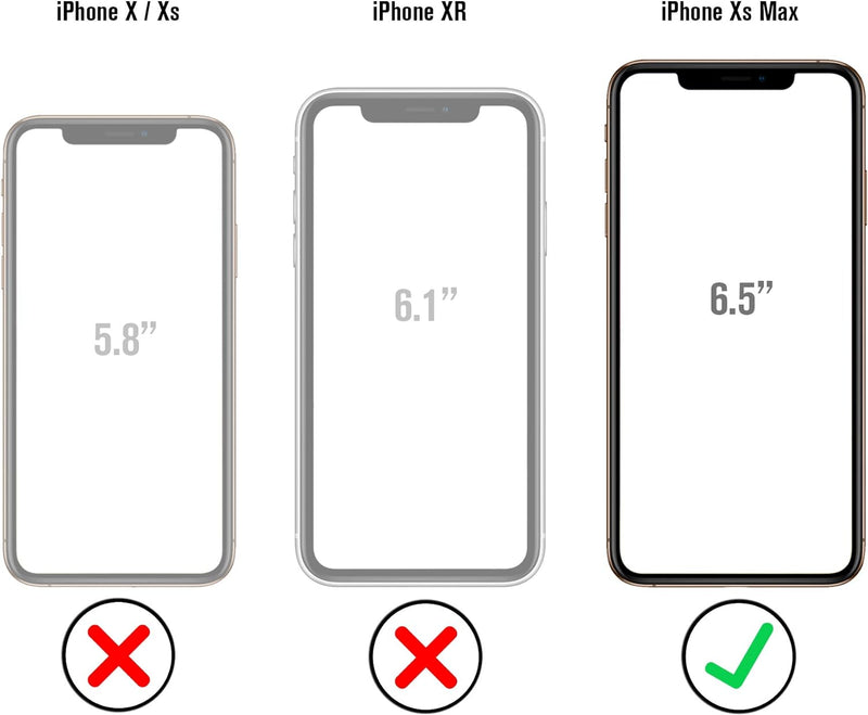 Catalyst® Hülle, Aufprallschutz, Stossfest für iPhone XS Max, Premium Qualität - Durchsichtig