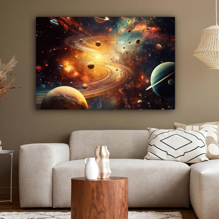 MuchoWow© Leinwandbild Gross 120x80 cm XXL Dekoration Wohnzimmer Bilder Pictures Wall Decoration Liv