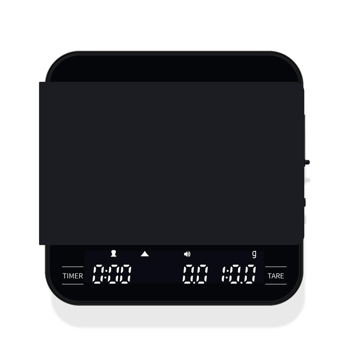 Kaffeewaage mit Timer, 4 Modi Digitale Espresso Waage mit Verhältnis, Mini Coffee Scale mit Durchflu