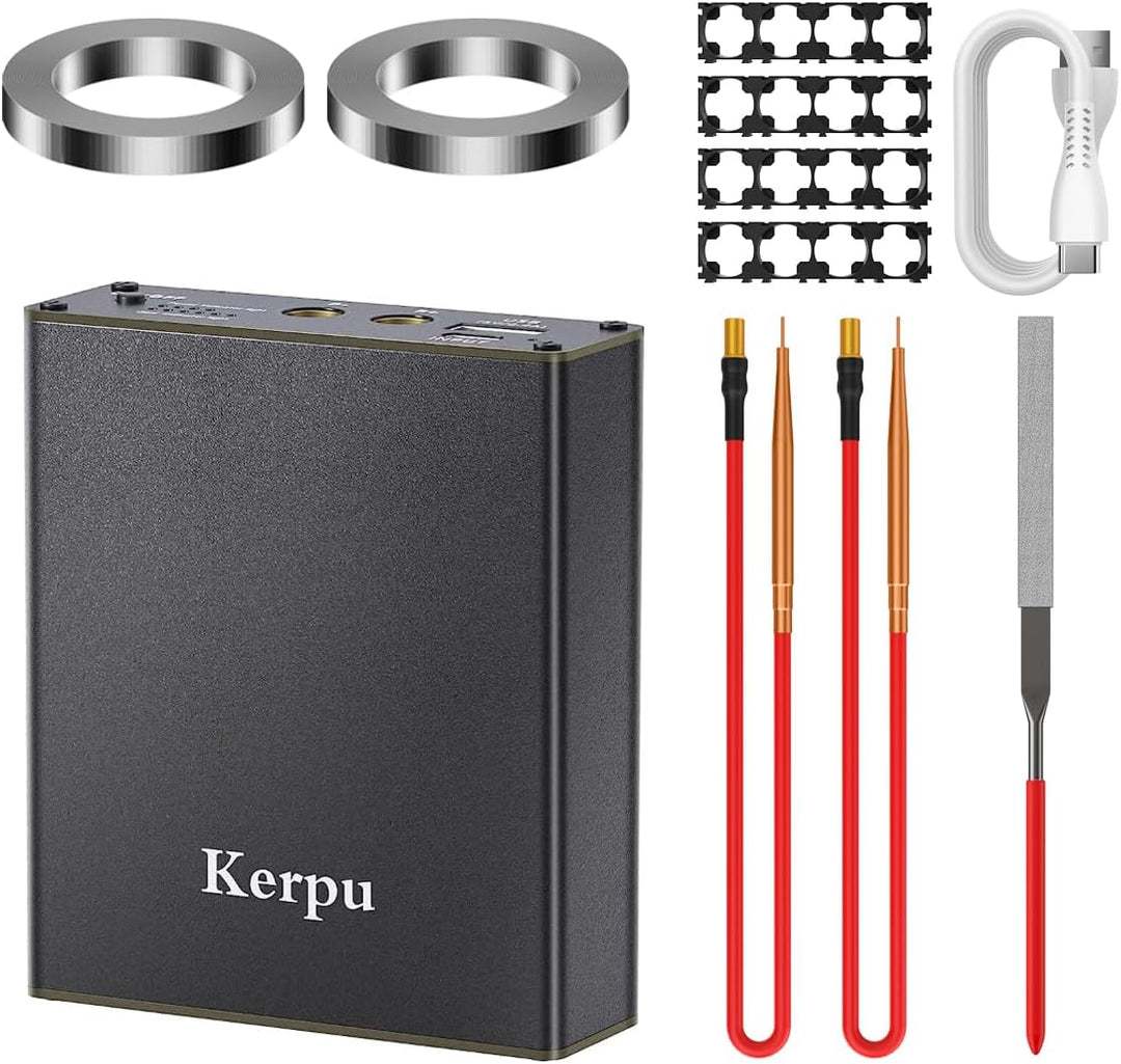Akku Punktschweissgerät,Kerpu Batterien Punktschweissgerät im Taschenformat mit 11 einstellbaren Gän