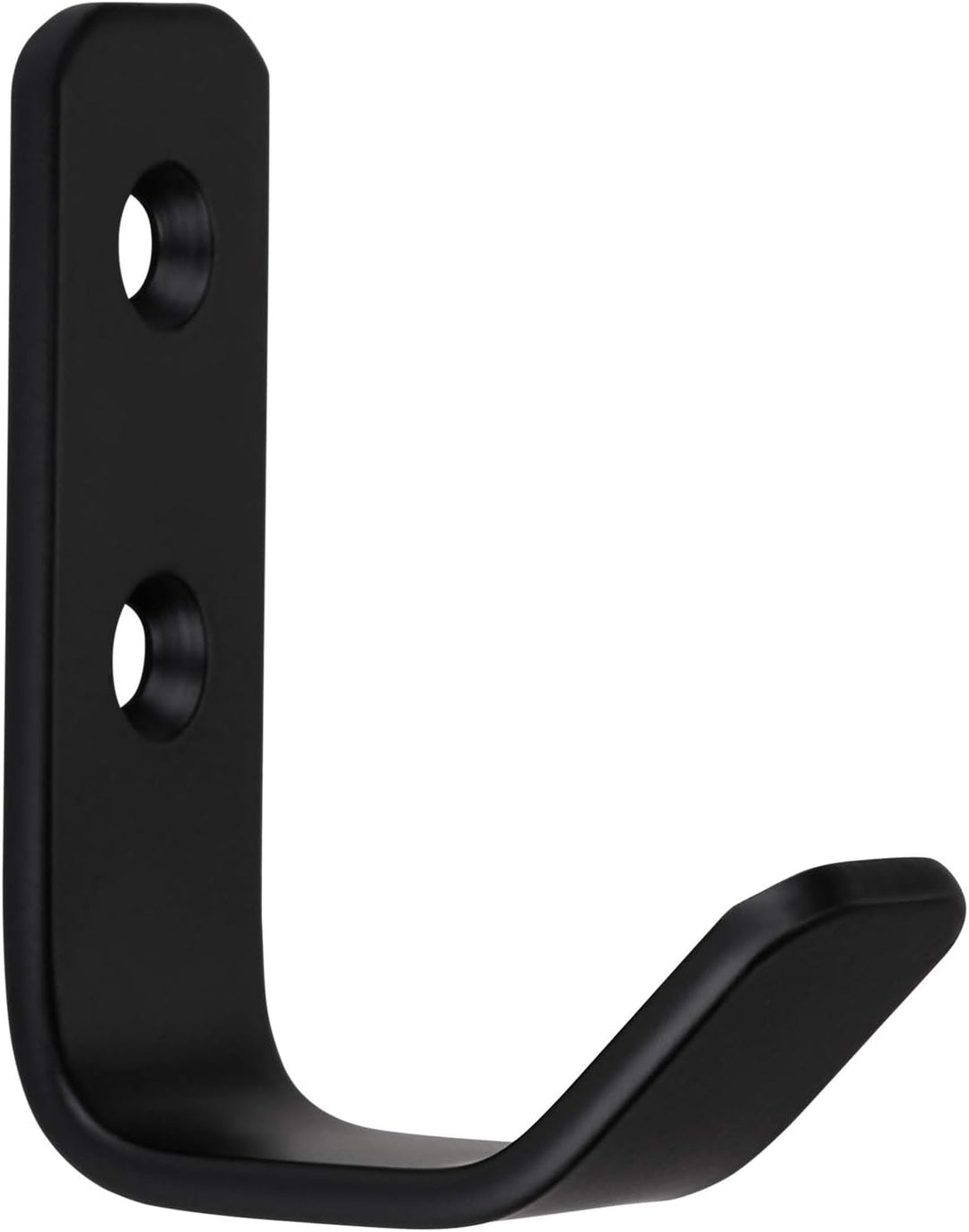 10 Stück Kleiderhaken ALBA echt Edelstahl 58 x 20 mm schwarz Garderobenhaken Haken von SOTECH 10 x H