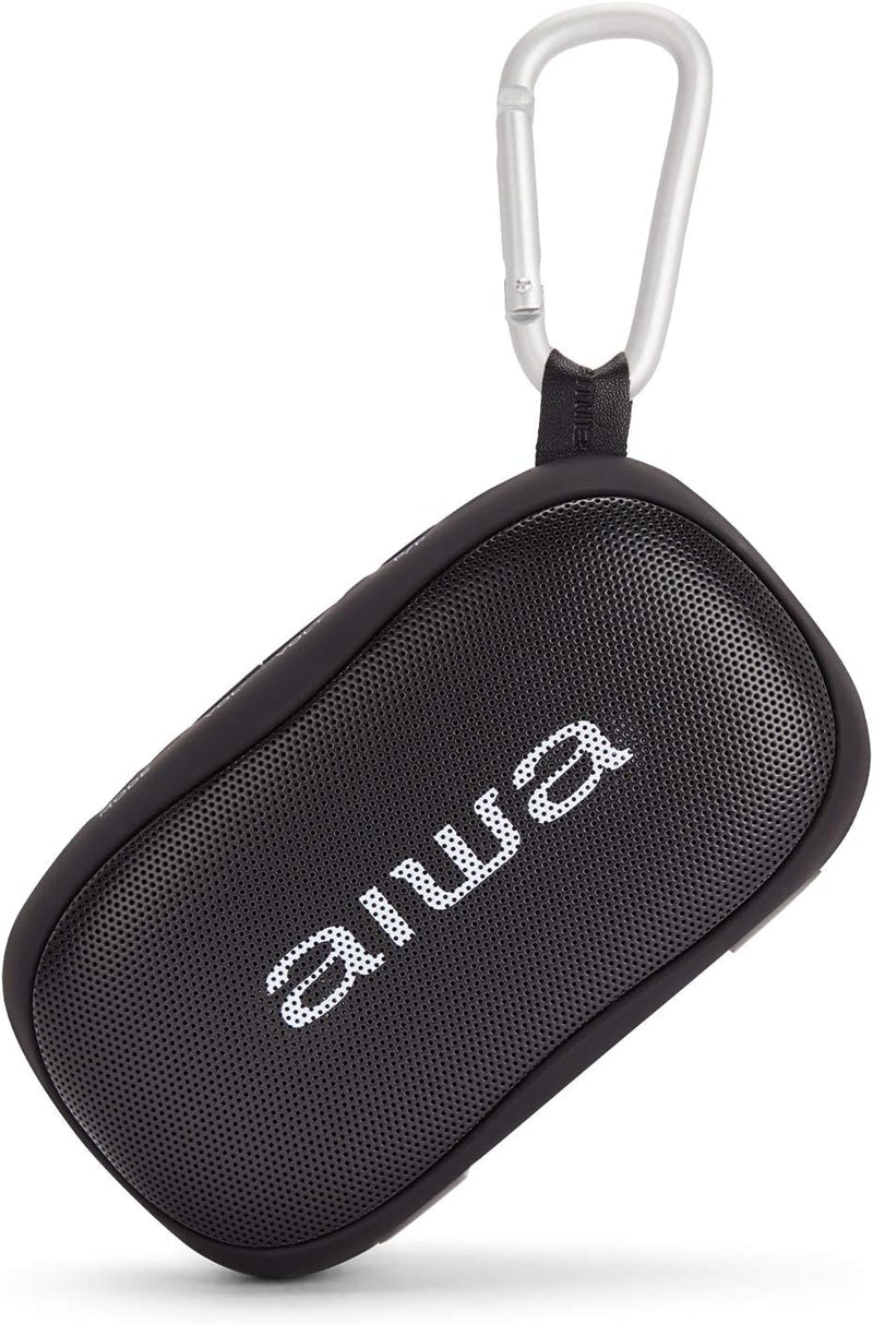 AIWA BS-110BK Tragbarer Lautsprecher, Schwarz, Bluetooth