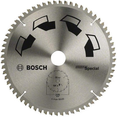 Bosch DIY Kreissägeblatt Special für verschiedene Materialien (Ø 235 mm, 64 Zähne), 235 mm