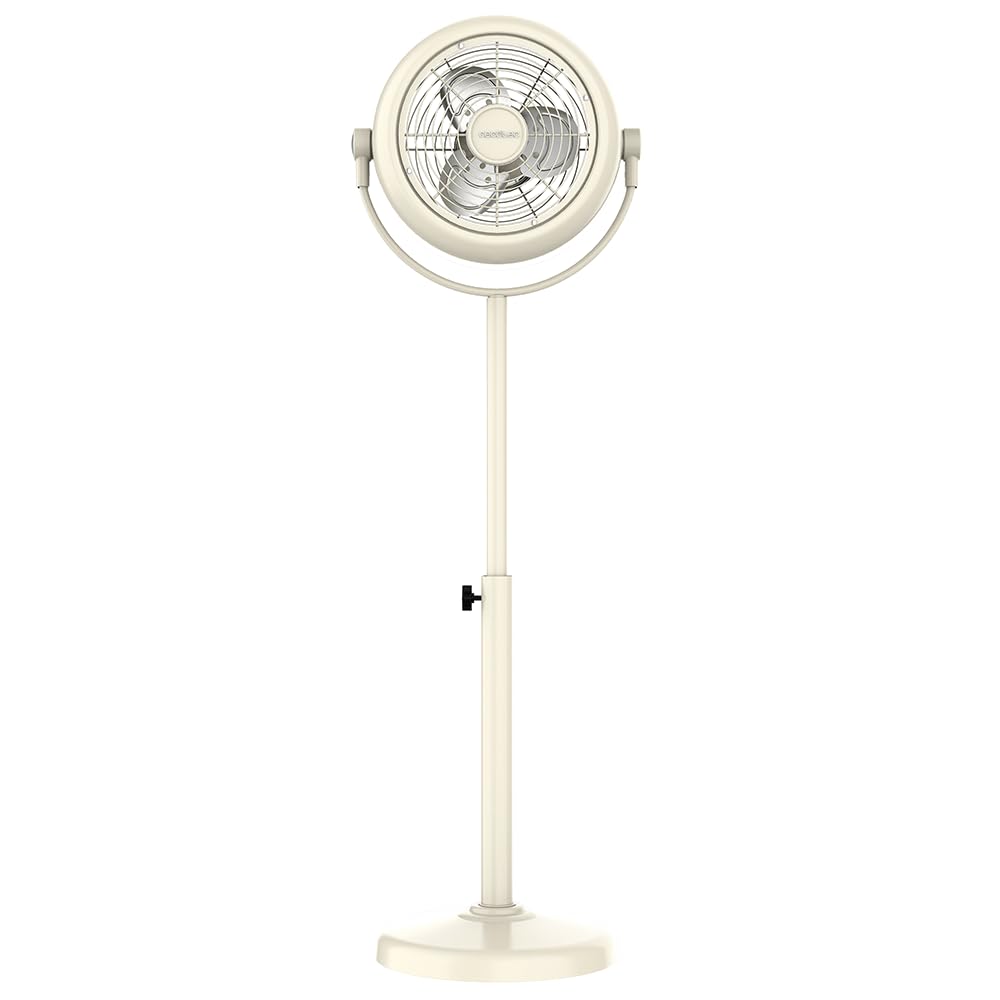 Cecotec - Standventilator EnergySilence 250 ClassicStyle Beige 25 W, 10 Zoll Durchmesser, 3 Aerodyna
