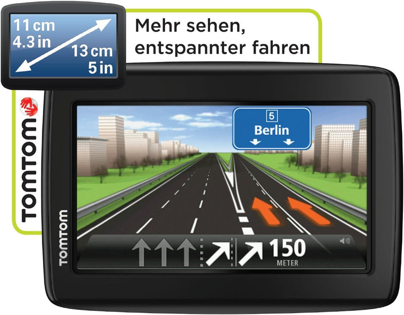 TomTom Start 25 Europe Traffic Navigationssystem(13 cm (5 Zoll) Display, TMC, Fahrspur- & Parkassist