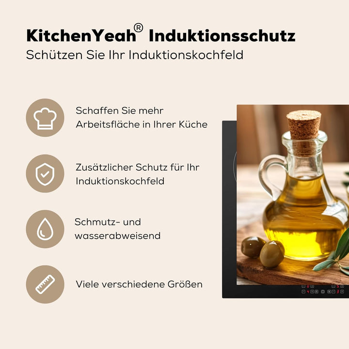 Herdabdeckplatte Einteilig Ceranfeld Abdeckplatte für Induktionsschutz Ceranfeldabdeckung Vinyl Herd