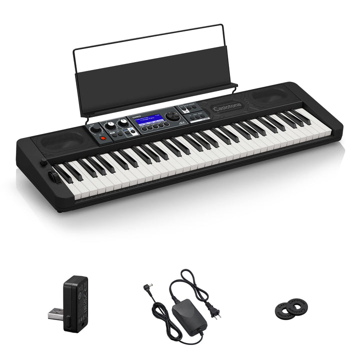 Casio CT-S500 CASIOTONE Top Keyboard mit Anschlagdynamik, Echtzeit-Controllern und Bluetooth Audio&M