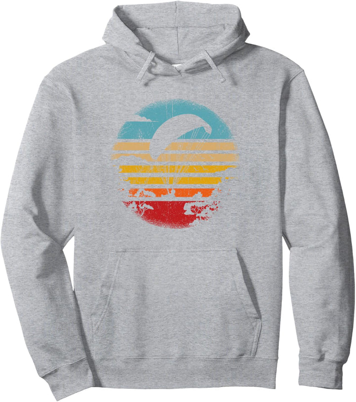 Paragliding Gleitschirmflieger Pilot Vintage Paraglider Pullover Hoodie