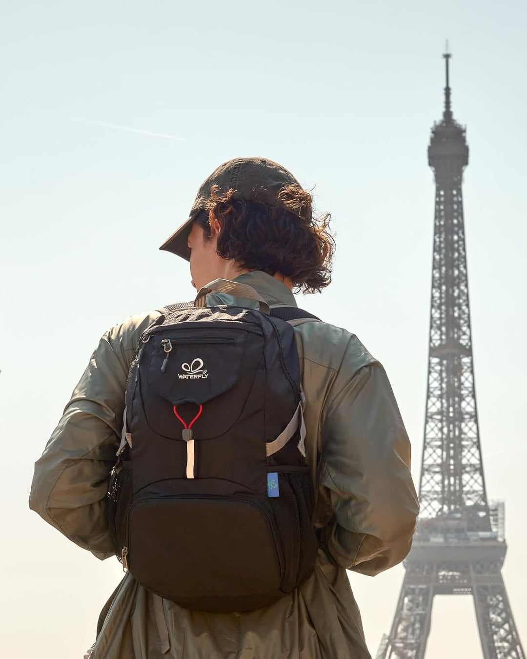 WATERFLY Ultraleicht Faltbar Klein Rucksack: 20L Leicht Packable Wanderrucksack Tagesrucksack Trekki