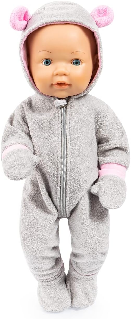 Bayer Design 84205AA Puppenkleidung, Outfit, Babypuppen Anziehsachen 38-43cm, mehrteilig, Puppenzube