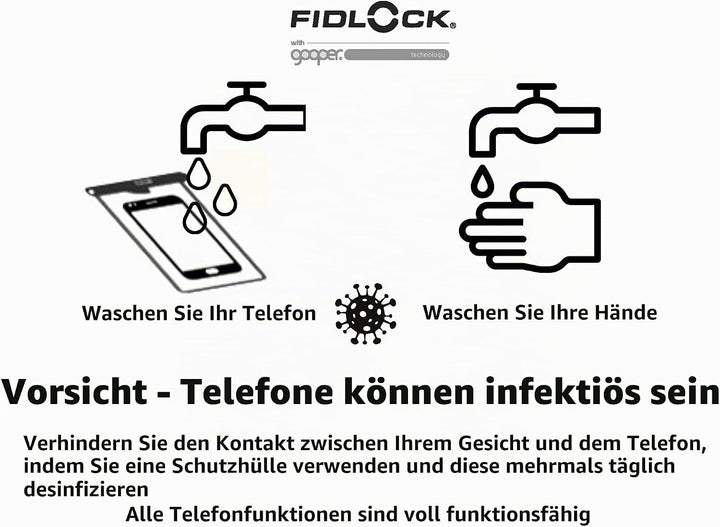 Fidlock Hermetic Drybag Multi Schwarz - Magnetisch selbstverschliessender wasserdichter Drybag, Grös