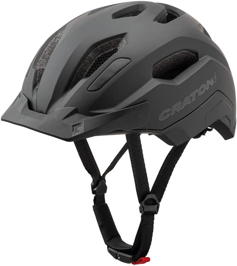 Cratoni Unisex – Erwachsene C-Classic (City) Helme, Schwarz Matt, 54-58cm