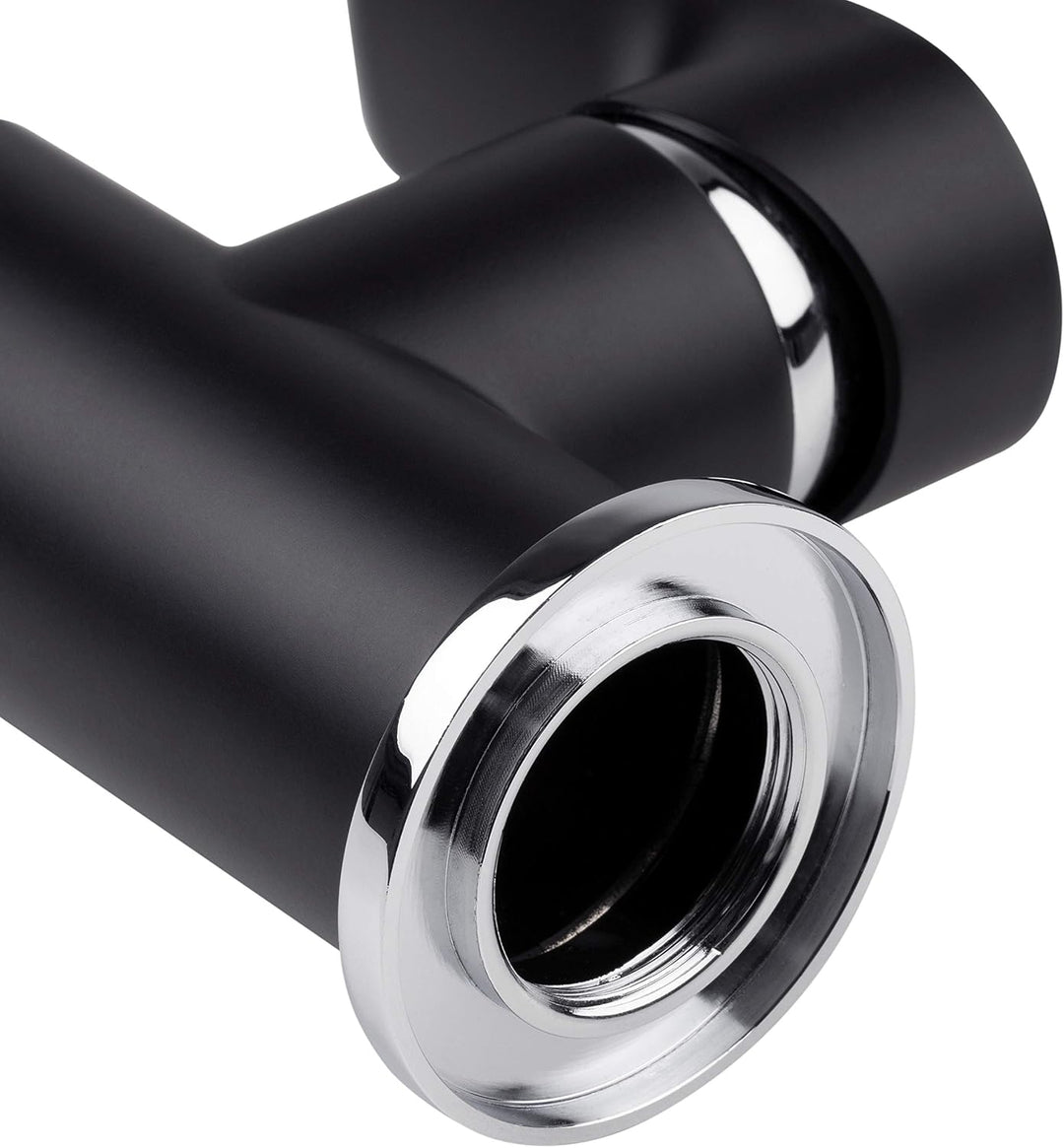 Cornat Spültisch-Einhebelarmatur "Noir" - Black Edition - Robuster Druckgusskörper - matt schwarz /