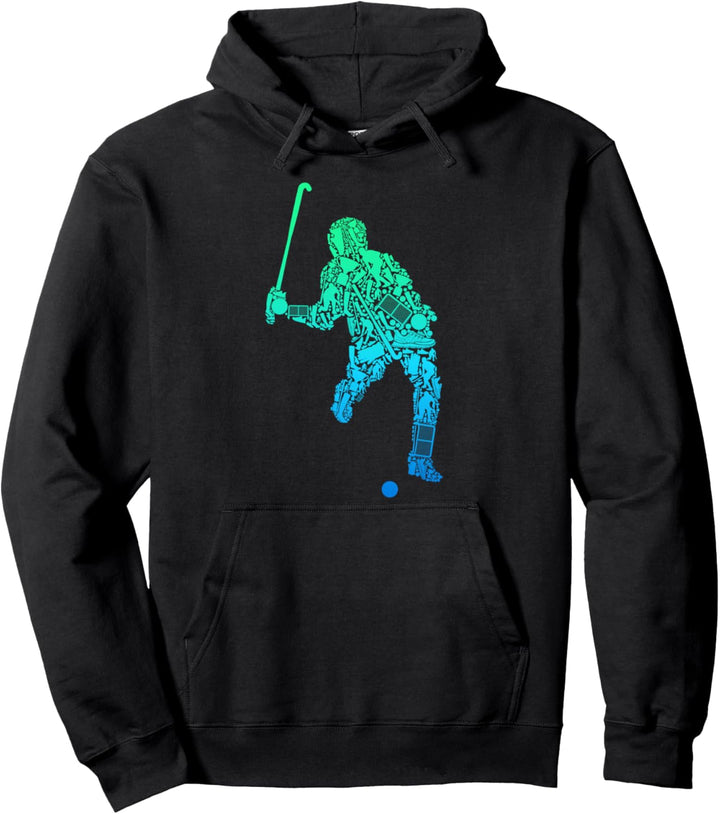 Feldhockey Hockeyspieler Hockey Jungen Kinder Pullover Hoodie