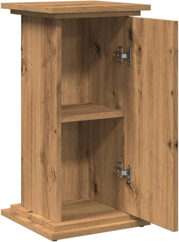 vidaXL Postament mit Stauraum Artisan-Eiche 31x30x60 cm Holzwerkstoff 31 x 30 x 60 cm Eiche Handwerk