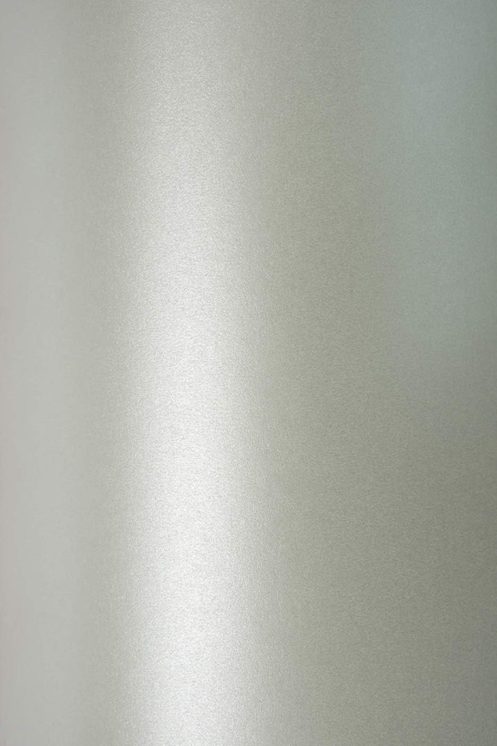 Netuno 100x Bastel-Karton Perlmutt-Silber DIN A5 148x 210 mm 300g Sirio Pearl Platinum Feinkarton mi