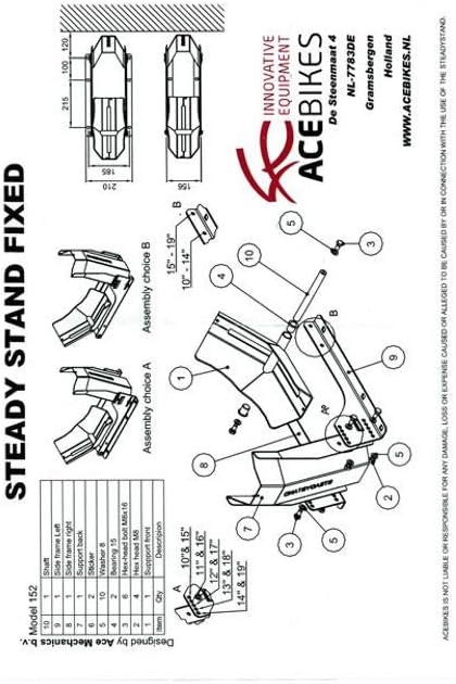 ACEBIKES Motorradständer STEADYSTAND AC 152