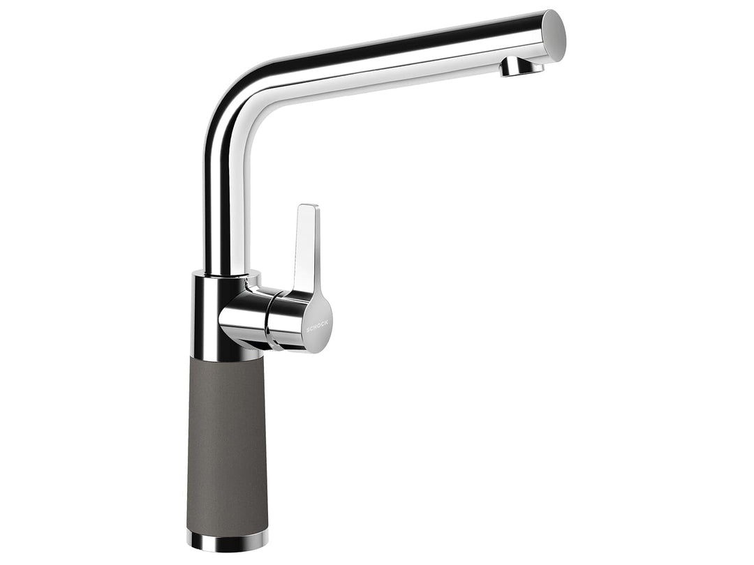 SCHOCK Küchenarmatur SC-540 Silverstone – Hochdruck Armatur CRISTADUR mit Festauslauf und Standard N