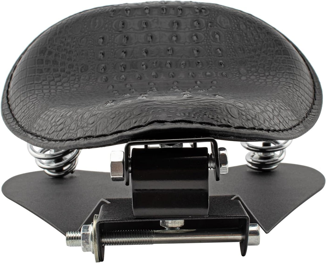 BREDUXSER Motorrad Bobber Sitz, Krokodil Leder Motorrad Solo Sitz für Sportster XL1200 883 48 Dyna S