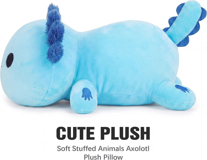 shownicer Plüschtier Axolotl Kuscheltier Stofftier Kawaii Axolotl Plüsch Kissen Spielzeug Geschenk f