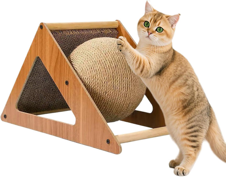 Kratzball für Katzen – Spielzeug für Kätzchen | Kratzball für Katze | Kratzball für Übung und Spiel