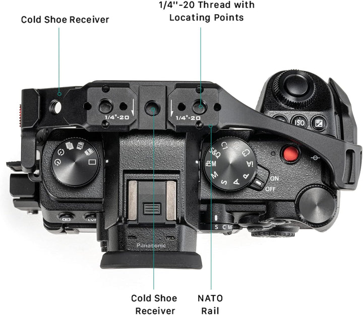 Tilta Full Camera Cage Basic Kit Kompatibel mit S5 II/S5 IIX/G9 II, Aluminiumlegierung Kamera-Videok