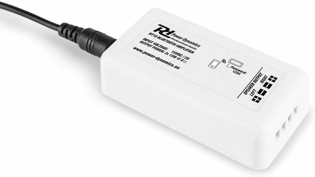 Power Dynamics BT10 Bluetooth-Einbauverstärker - 2X 15 W