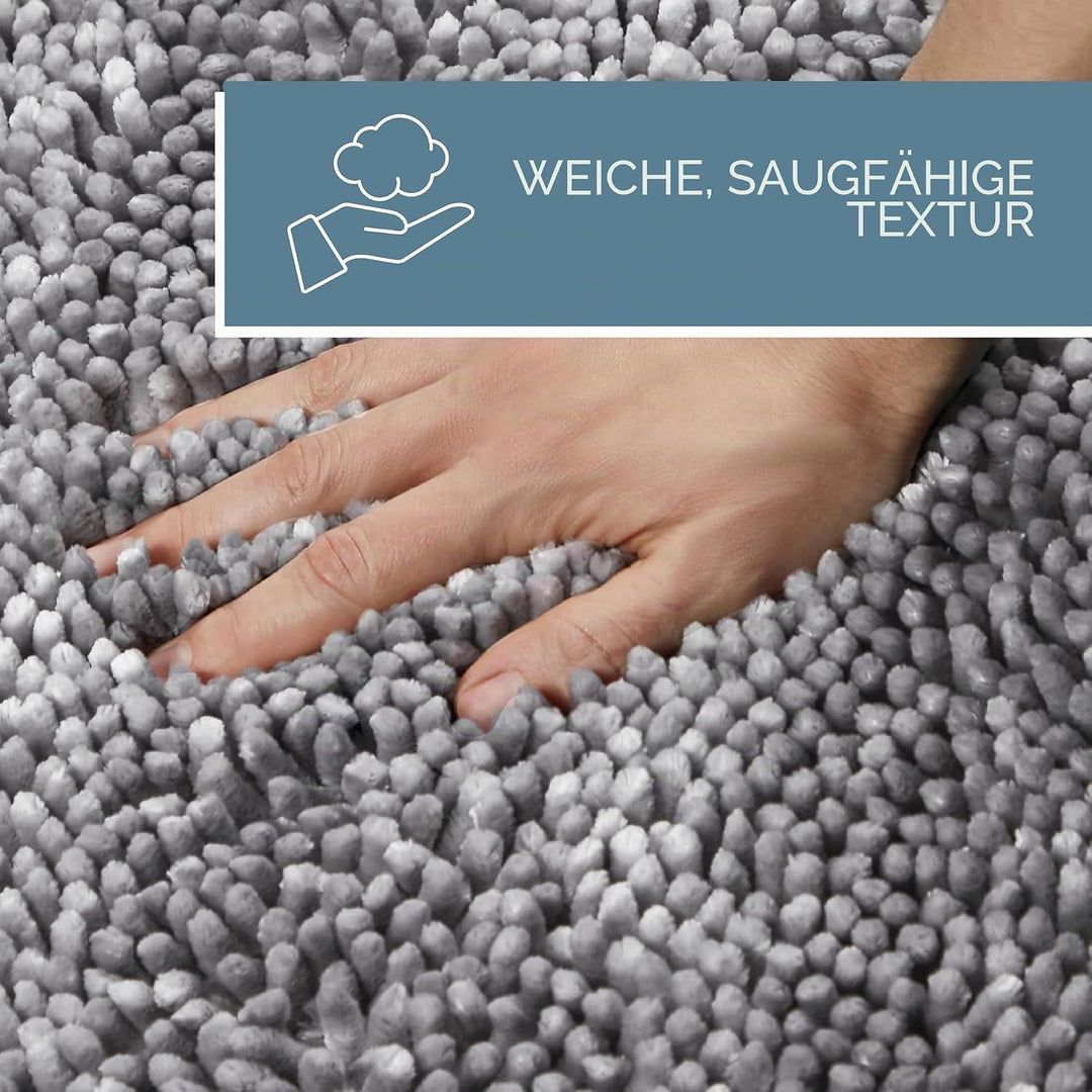 SoHome Spa Step Luxus Plüsch Chenille Shag Maschinenwaschbar Ultra Soft Standard Toilettendeckel Bez