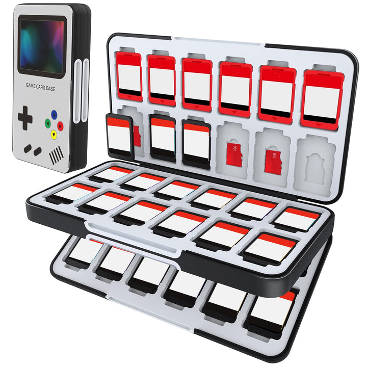 HEIYING Spiele Aufbewahrung Schutzhülle für Switch&amp;Switch OLED Game Card, Benutzerdefiniertes Muster