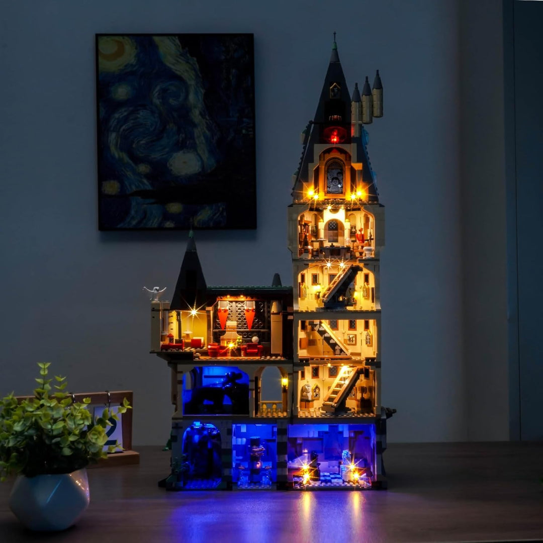 Fernbedienung Licht-Kit Kompatibel mit Lego 76454 Hogwarts Castle: The Main Tower (Kein Modell), Led
