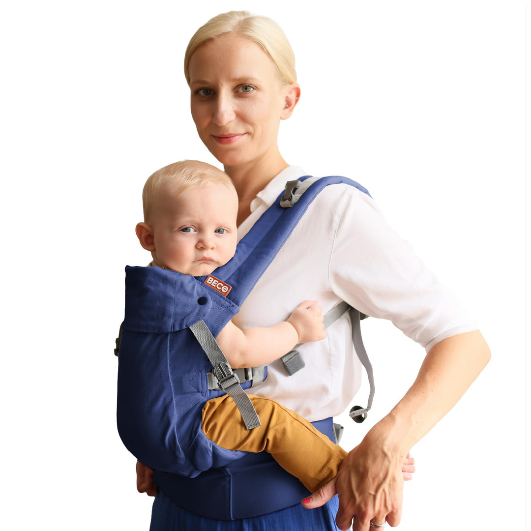 Beco Gemini 2.0 Babytrage für Neugeborene bis Kleinkinder (3–15 kg) mit M-Cloud™ Stütze – Ergonomisc