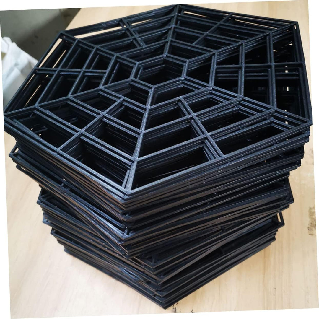 Yardwe 20 Stück Fischschutznetz Teichnetz Schwarz Pp-Kunststoff Für Teichschutz Gegen Vögel Robust U