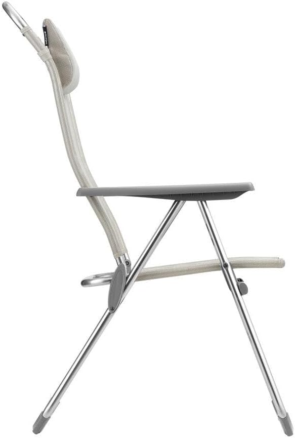 Lafuma ALU Stuhl Cham XL, Batyline, Rye II, 67,5 x 68 x 111 cm Seigle Ii, Seigle Ii