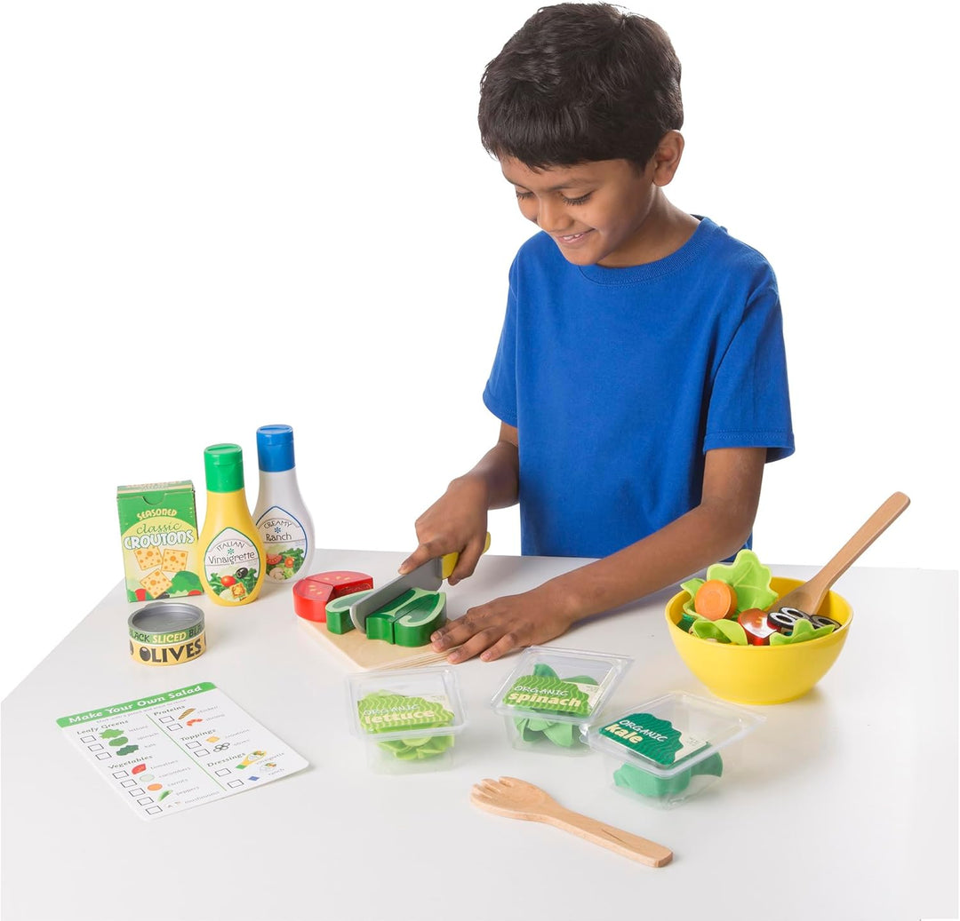 Melissa & Doug Set zum Schneiden und Mischen von Salat