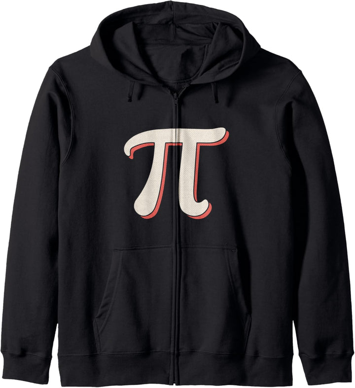 Vintage Pi 3, 14 Pi Number Symbol Retro Art Math Scince Cute Kapuzenjacke
