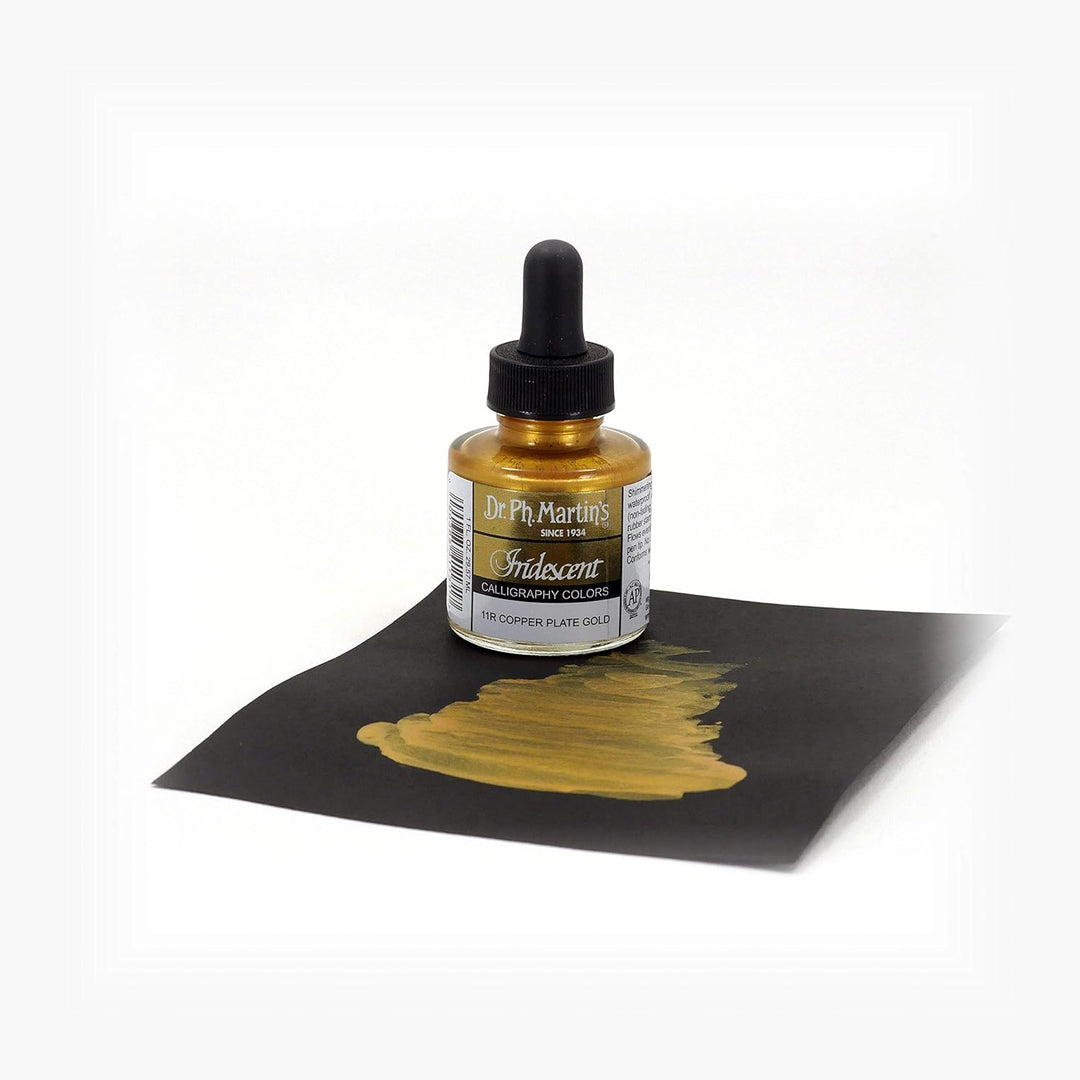 Dr. Ph. Martin's Tintenflasche, Kupferplatte, goldfarben, 29,6 ml (1 Stück)