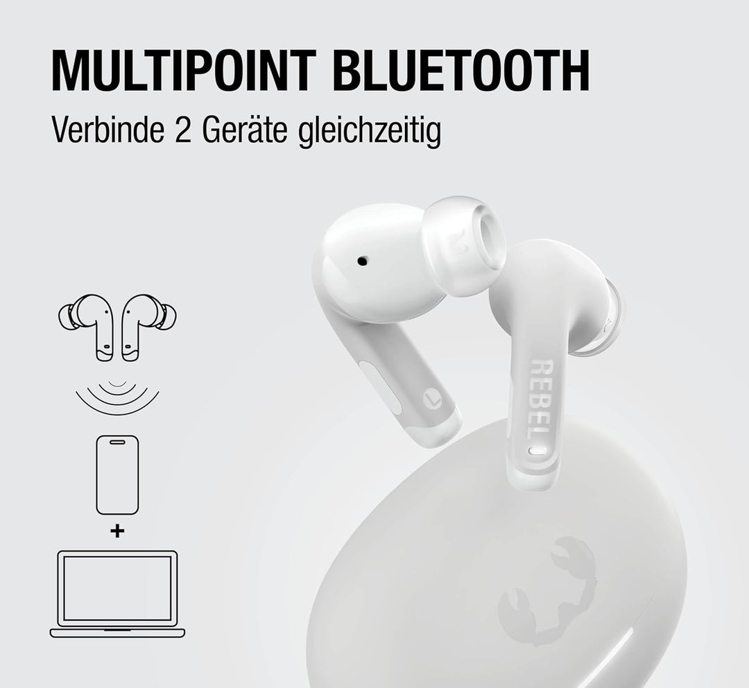 Fresh 'n Rebel Twins Fuse 2 Wireless In-Ear Kopfhörer Noise Cancelling - Klarer Sound - 36h Akku - B