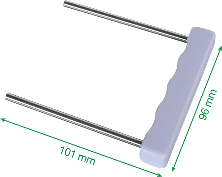 BANKERS BOX Abheftbügel, Archivclip mit 85 mm Armlänge und Deckleiste, aus 100% recyceltem Plastik,