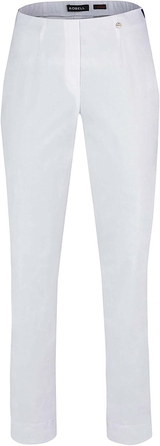"Ich will Marie" Robell Damen Bengaline Stretchhose aus TV Frühjahr/Sommer 2017 (38, weiss(10))