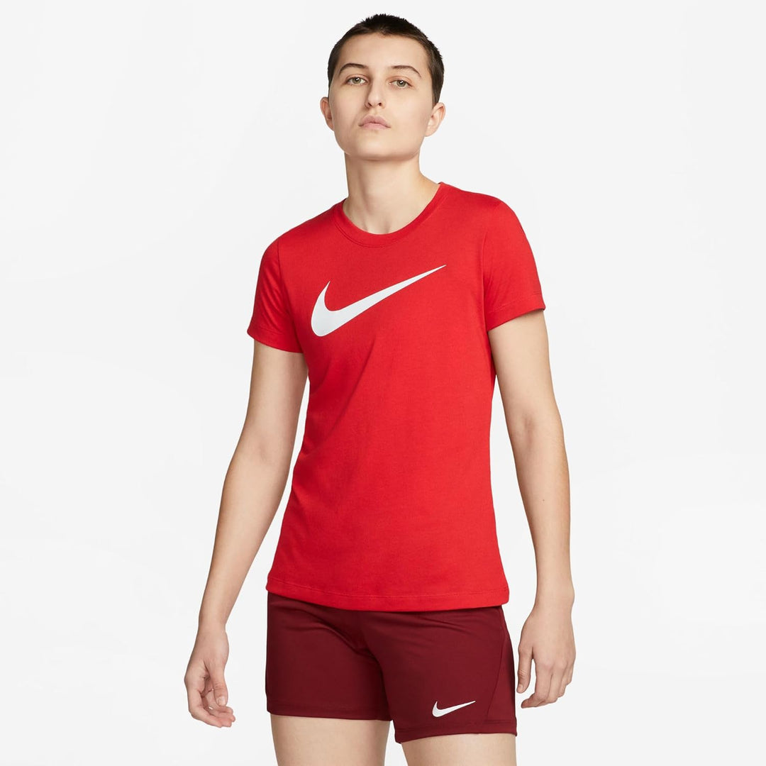 NIKE Damen W Nk Df Park20 Ss Tee Hbr T-Shirt (1er Pack) XS University Red/White, XS University Red/W